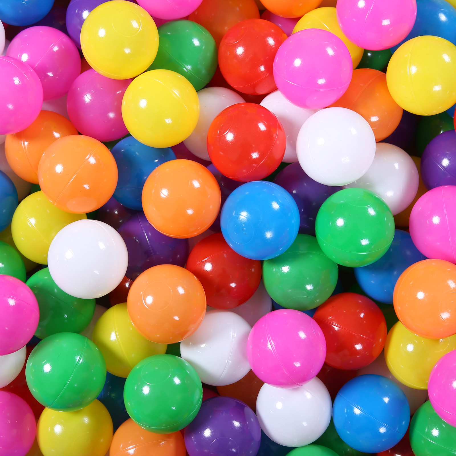 Pack de 100 balles multicolores pour piscine à balles