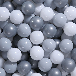 Balles grises pour piscine à balles