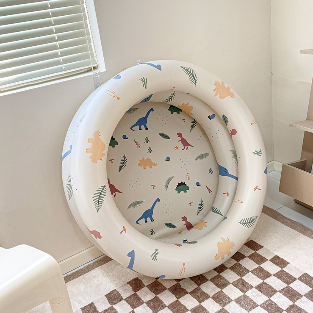 Jouets de piscine gonflable pour bébé, pataugeoire extérieure pour bébé, piscine ronde pour enfants, salle de bain, anneau de natation, 87cm